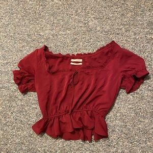 Urban outfitters red top